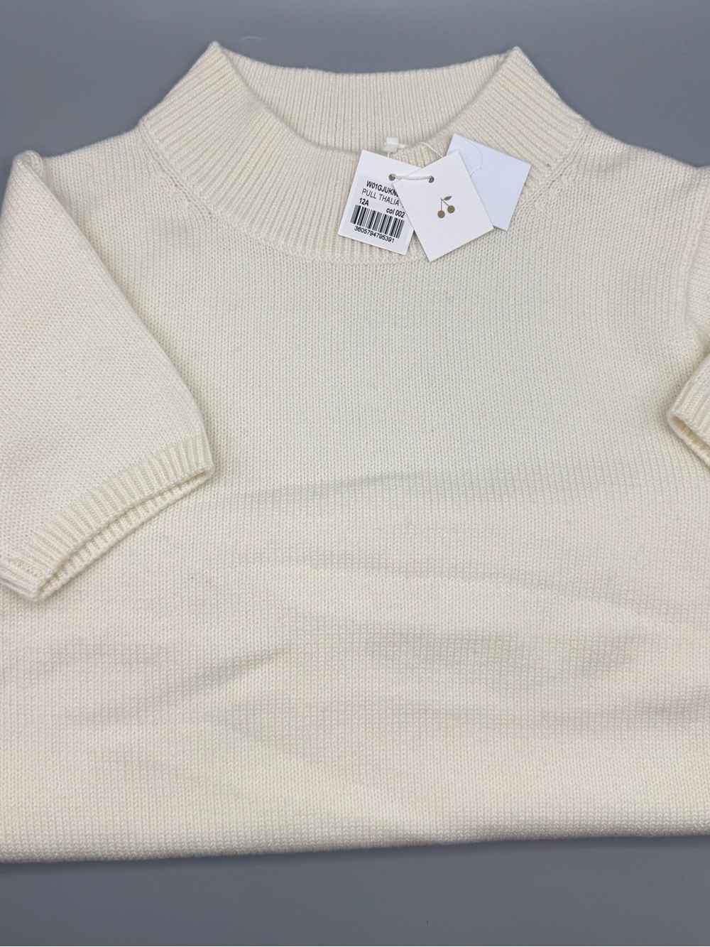 Bonpoint Cream Thalia Knit Top